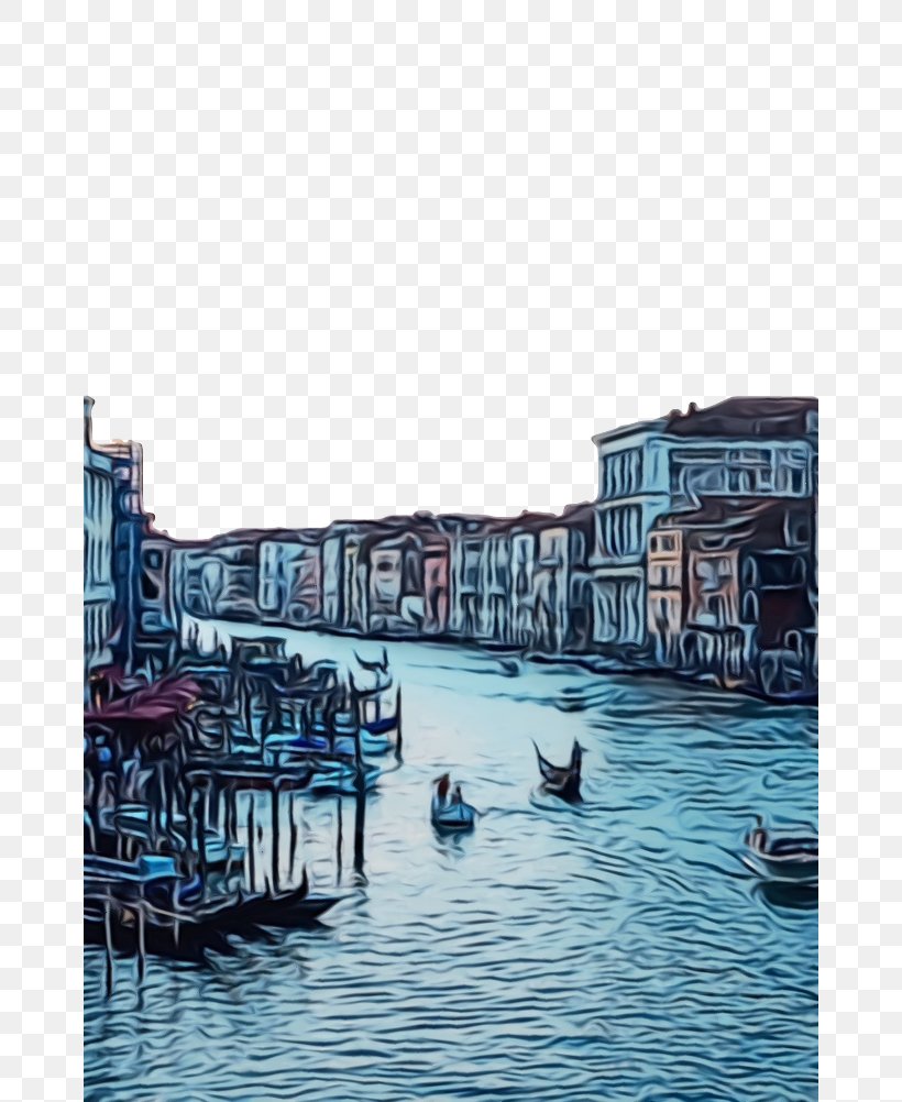 Waterway Canal Water Transportation Gondola Water, PNG, 668x1002px, Watercolor, Boat, Canal, Channel, City Download Free