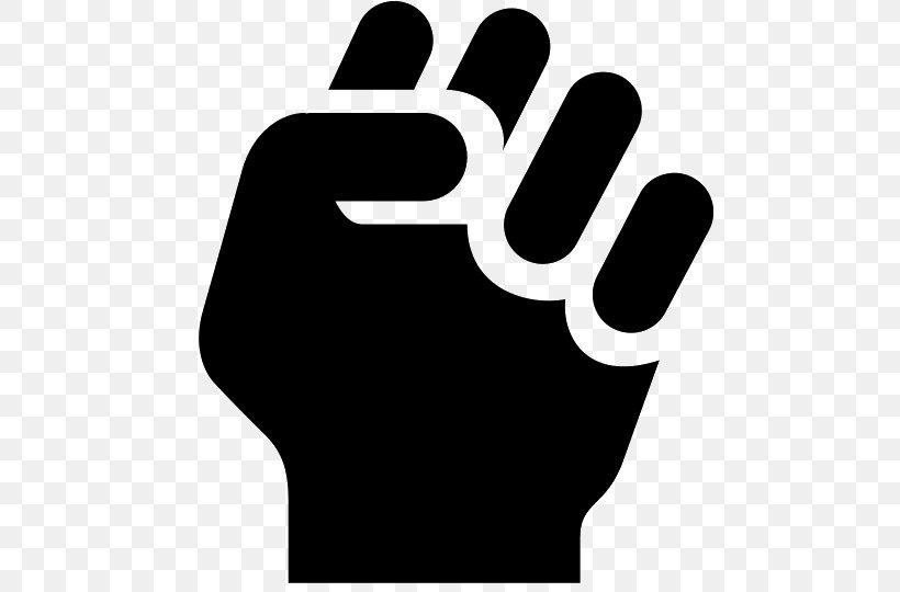 Raised Fist Download Clip Art, PNG, 540x540px, Raised Fist, Black And White, Brand, Computer Software, Finger Download Free