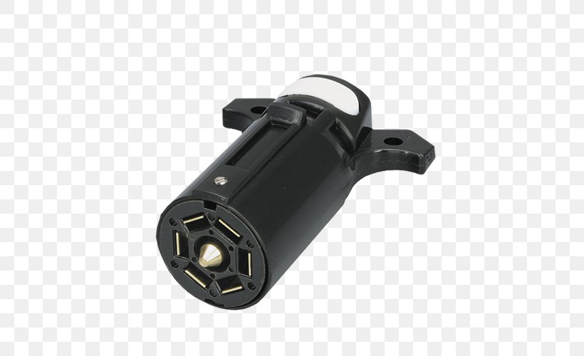 Adapter Car Trailer Connector AC Power Plugs And Sockets Electrical Connector, PNG, 500x500px, Adapter, Ac Power Plugs And Sockets, Cable Harness, Campervans, Car Download Free