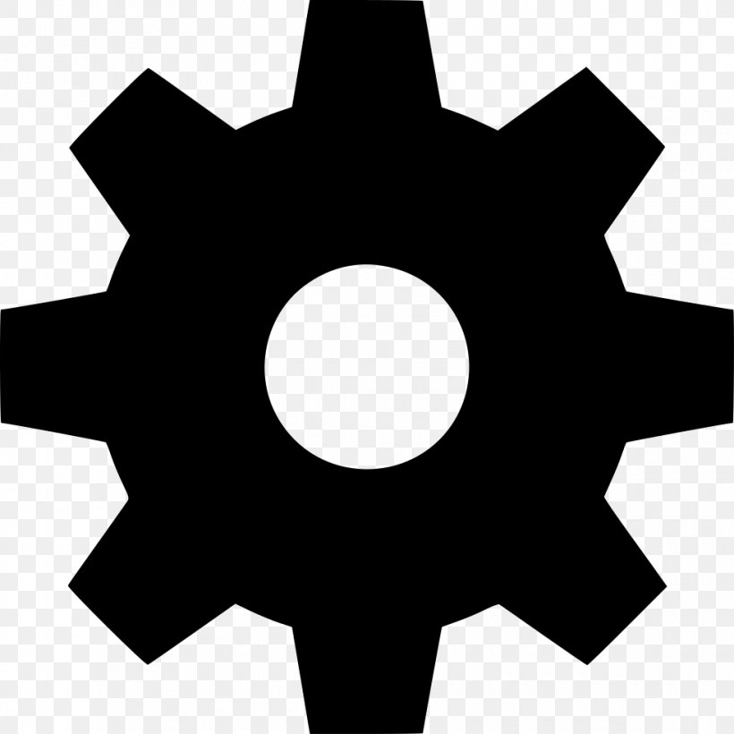 Gears, PNG, 980x980px, Gear, Black And White, Sprocket, Symbol, User Interface Download Free