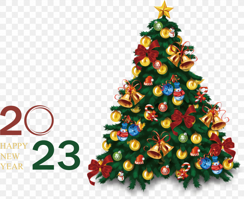 New Year Tree, PNG, 3393x2770px, Ded Moroz, Bauble, Christmas, Christmas Decoration, Christmas Graphics Download Free