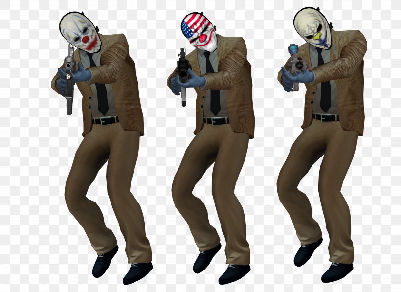 Payday 2 Payday: The Heist Clip Art, PNG, 5615x4090px, 3d Modeling, Payday 2, Action Figure, Art, Deviantart Download Free