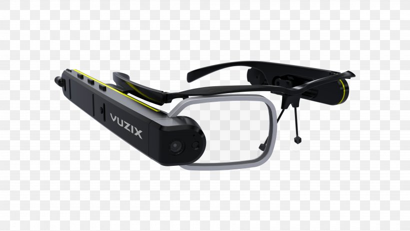 Vuzix Smartglasses Head-mounted Display Augmented Reality Google Glass, PNG, 3840x2160px, Vuzix, Augmented Reality, Automotive Exterior, Eyewear, Glasses Download Free