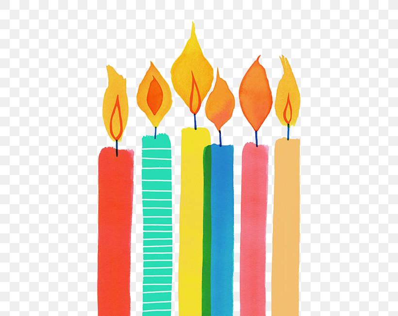 Birthday Candle Watercolor Painting Illustration, PNG, 464x650px, Birthday, Candle, Greeting Card, Happy Birthday To You, Material Download Free