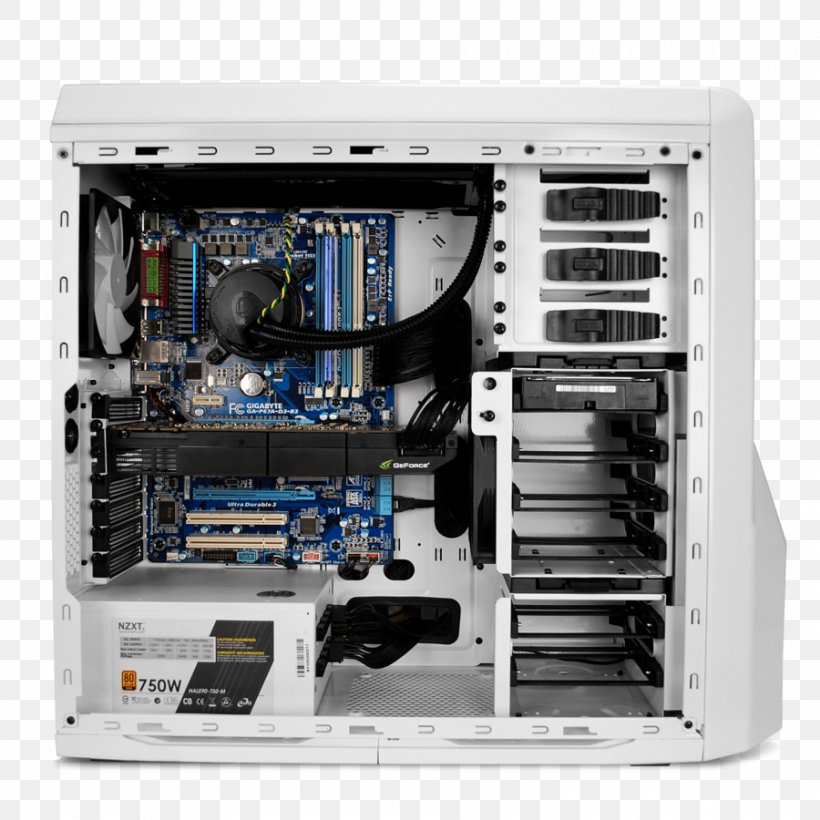 Computer Cases & Housings NZXT Phantom 410 Tower Case Power Supply Unit ATX, PNG, 900x900px, Computer Cases Housings, Atx, Central Processing Unit, Computer, Computer Case Download Free