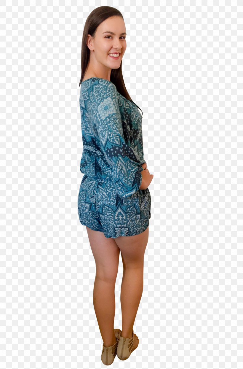 Playsuit Cocktail Dress Clothing Halterneck, PNG, 1285x1950px, Playsuit, Aqua, Blue, Bohochic, Clothing Download Free