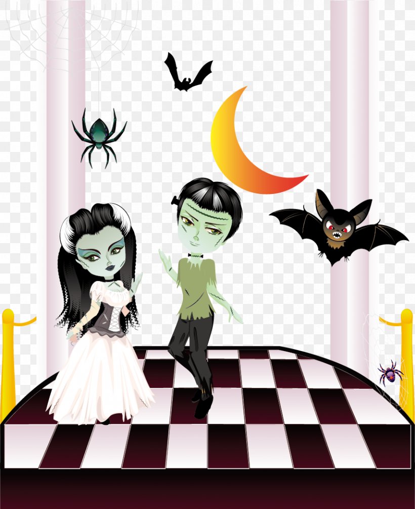 Halloween Clip Art, PNG, 854x1047px, Halloween, Animation, Art, Cartoon, Dessin Animxe9 Download Free