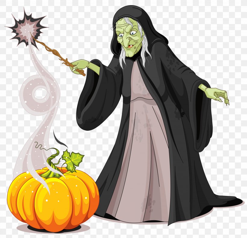 Halloween Witchcraft Clip Art, PNG, 5388x5200px, Witchcraft, Fantasy, Fictional Character, Figurine, Halloween Download Free