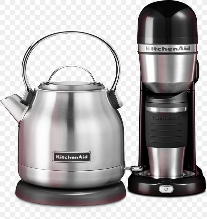 KitchenAid Electric Kettle Home Appliance, PNG, 880x933px, Kitchenaid, Coffeemaker, Drip Coffee Maker, Electric Kettle, Food Processor Download Free