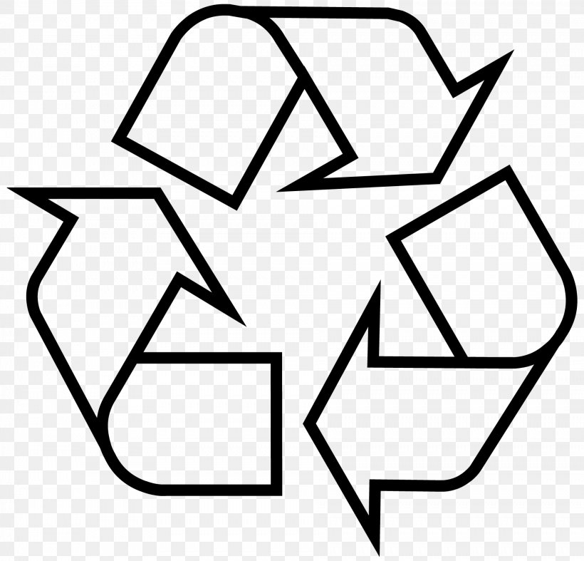 Recycling Symbol Sticker Recycling Bin Waste Container, PNG, 1886x1812px, Recycling Symbol, Adhesive, Area, Black And White, Cardboard Download Free