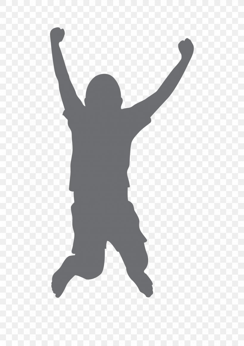 Silhouette Child Jumping, PNG, 1240x1754px, Silhouette, Arm, Black And White, Boy, Buitenschoolse Opvang Download Free