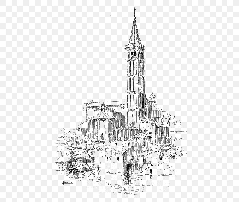 Church Drawing Notre-Dame De Paris Cathedral Sketch, PNG, 478x694px, Church, Architecture, Artwork, Black And White, Building Download Free
