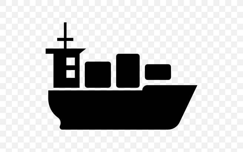 Ship Boat Car Intermodal Container Clip Art, PNG, 512x512px, Ship, Area, Black And White, Boat, Brand Download Free