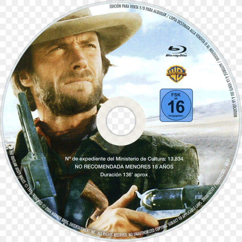 Clint Eastwood The Outlaw Josey Wales DVD Film Director, PNG, 1000x1000px, Clint Eastwood, Amazon Video, Chief Dan George, Dvd, Film Download Free