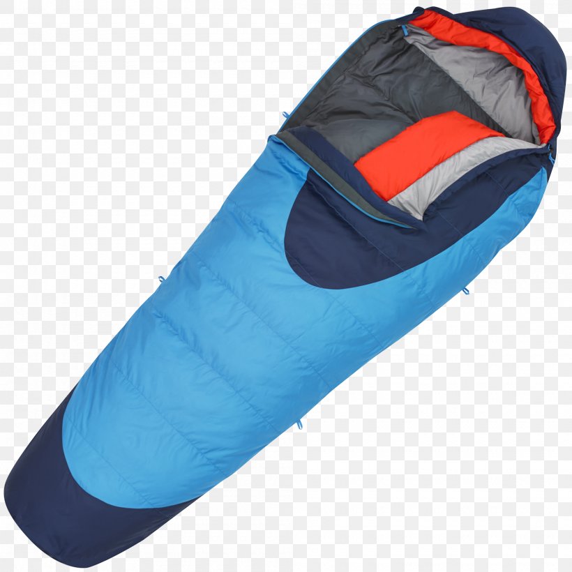 Sleeping Bags Kelty Down Feather, PNG, 2000x2000px, Sleeping Bags, Bag, Clothing Accessories, Down Feather, Electric Blue Download Free