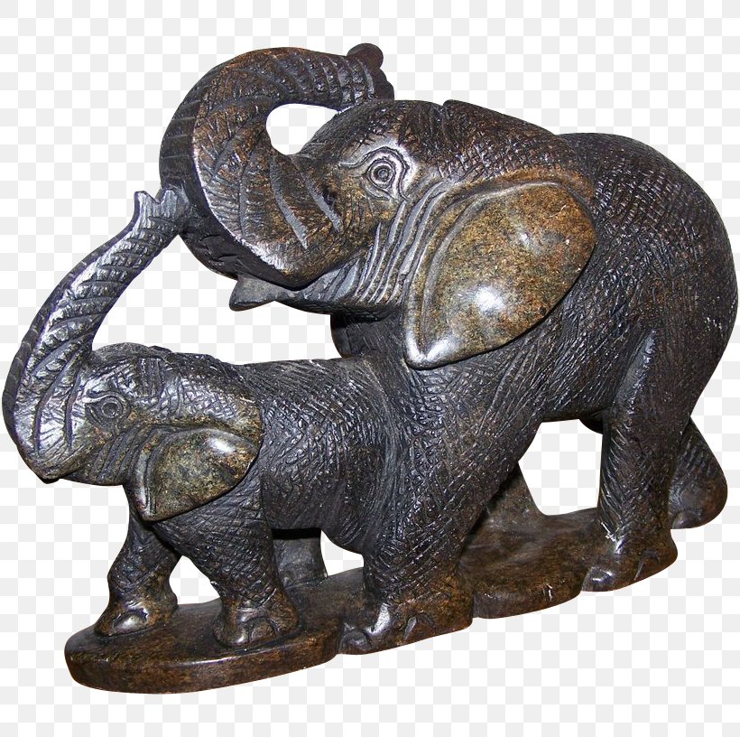 Indian Elephant African Elephant Bronze Sculpture Figurine, PNG, 816x816px, Indian Elephant, African Elephant, Animal, Bronze, Bronze Sculpture Download Free