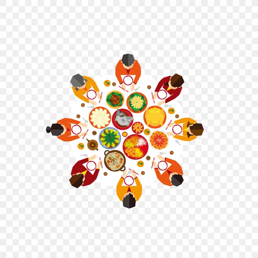Chinese New Year Reunion Dinner Illustration, PNG, 2000x2000px, Chinese New Year, Food, Fruit, Midautumn Festival, Orange Download Free