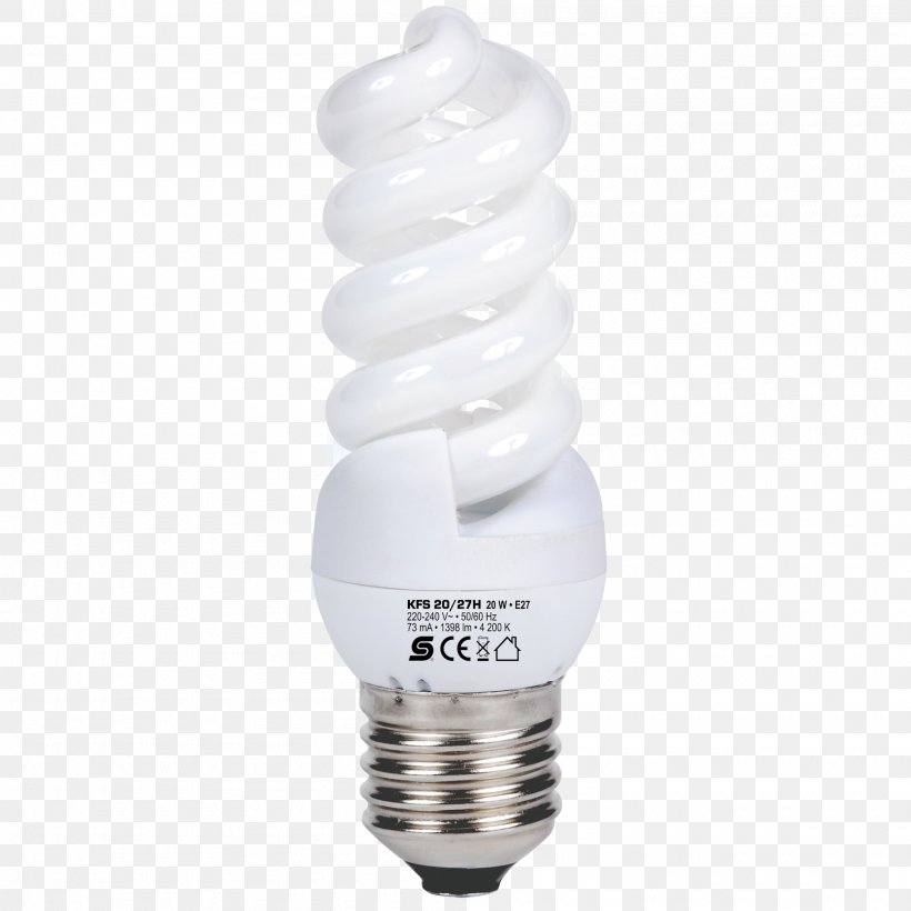 Incandescent Light Bulb Compact Fluorescent Lamp Edison Screw, PNG, 2000x2000px, Light, Candle, Compact Fluorescent Lamp, Edison Screw, Energy Download Free