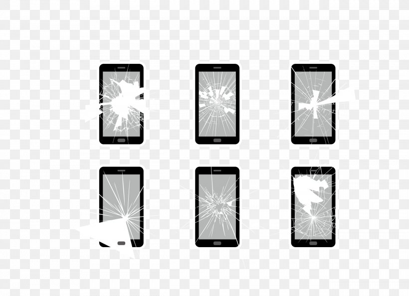 Mobile Phone, PNG, 2542x1842px, Mobile Phone, Black And White, Brand, Gratis, Monochrome Download Free