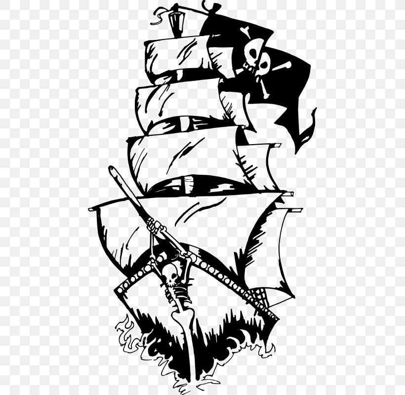 Drawing Piracy Art Clip Art, PNG, 464x800px, Drawing, Art, Artwork, Black And White, Branch Download Free