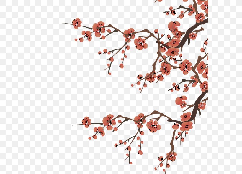 Ink Wash Painting, PNG, 591x591px, Ink Wash Painting, Blossom, Branch, Cherry Blossom, Flower Download Free