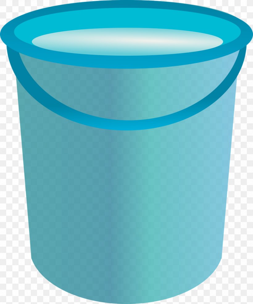 Clip Art Image Stock.xchng Download, PNG, 851x1024px, Bucket, Aqua, Bin Bag, Blue, Cartoon Download Free