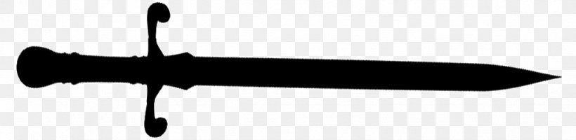 Black Ranged Weapon Line, PNG, 1024x251px, Black, Black And White, Black M, Cold Weapon, Megaphone Download Free