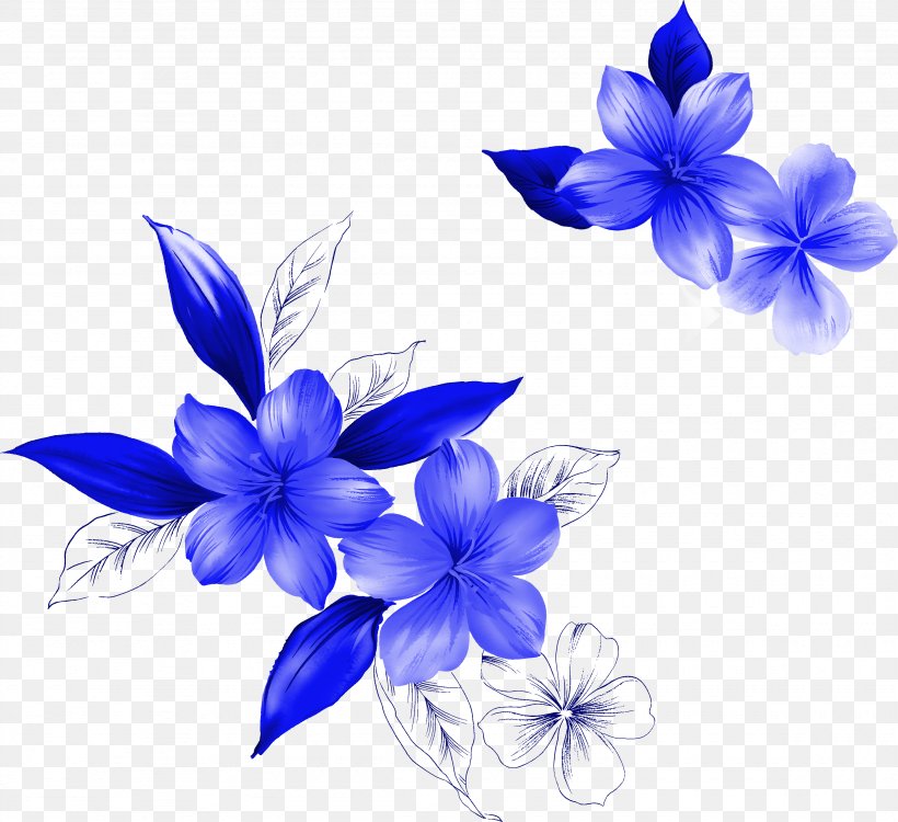 Flower Floral Design, PNG, 3279x3002px, Flower, Blue, Cobalt Blue, Cut Flowers, Decorative Arts Download Free