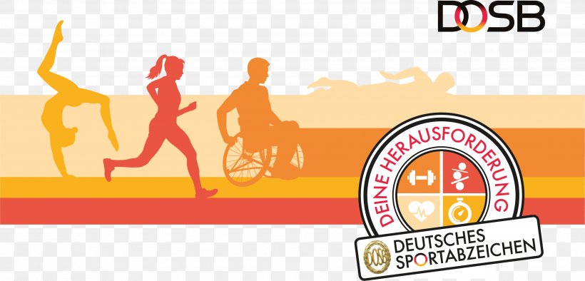 German Sports Badge German Olympic Sports Federation Sportabzeichen Association Landessportbund Nordrhein-Westfalen, PNG, 3624x1745px, German Sports Badge, Abzeichen, Area, Association, Brand Download Free