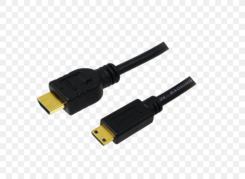 HDMI Electrical Cable Electrical Connector Ethernet CHB LogiLink Cable, PNG, 600x600px, Hdmi, Cable, Data Transfer Cable, Digital Visual Interface, Electrical Cable Download Free