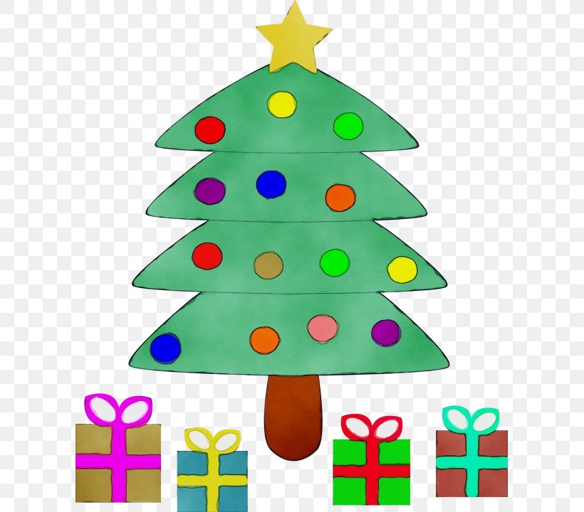Christmas Tree, PNG, 607x720px, Watercolor, Christmas, Christmas Decoration, Christmas Ornament, Christmas Tree Download Free