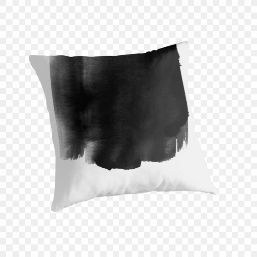 Throw Pillows Cushion White Rectangle, PNG, 875x875px, Throw Pillows, Black, Black And White, Black M, Cushion Download Free