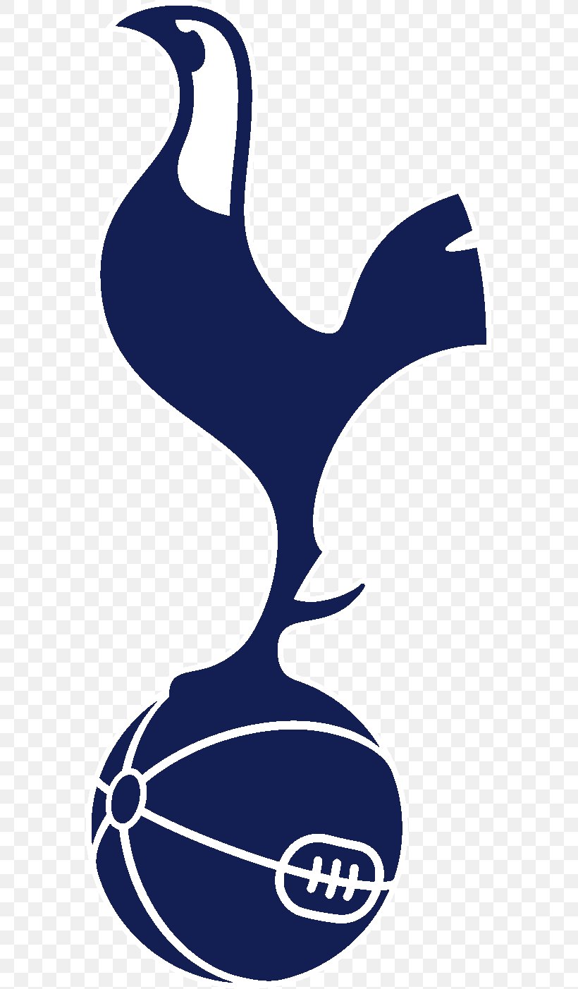 Tottenham Hotspur F.C. Premier League Tottenham Hotspur Stadium Football Logo, PNG, 575x1403px, Tottenham Hotspur Fc, Beak, Bird, Black And White, Emblem Download Free