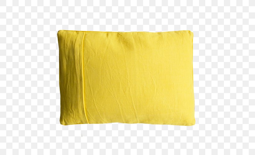 Yellow Throw Pillows Cushion Hinck, PNG, 500x500px, Yellow, Blue, Brown, Cotton, Couch Download Free