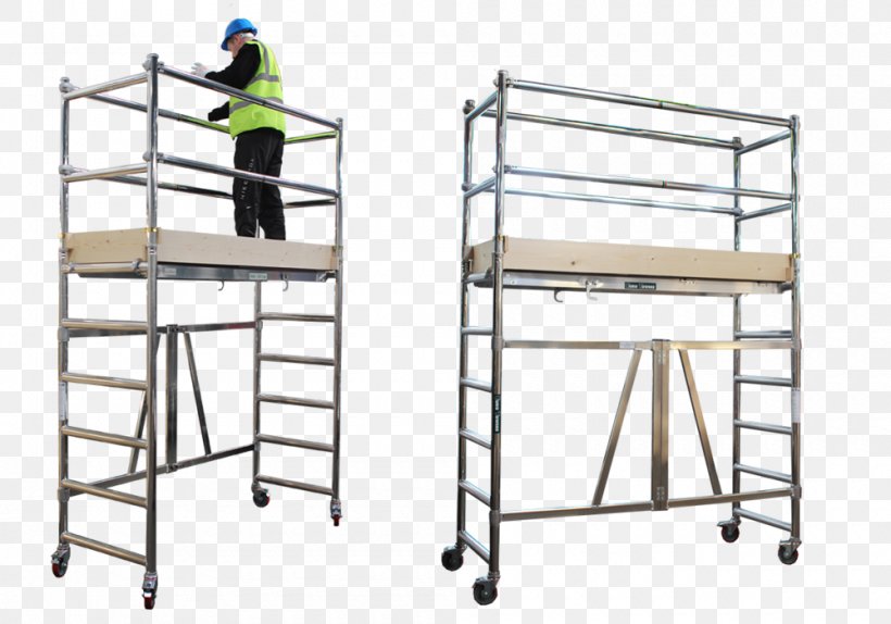 Scaffolding Ladder Guard Rail Aluminium Handrail, PNG, 1000x700px, Scaffolding, Aluminium, Furniture, Guard Rail, Handrail Download Free