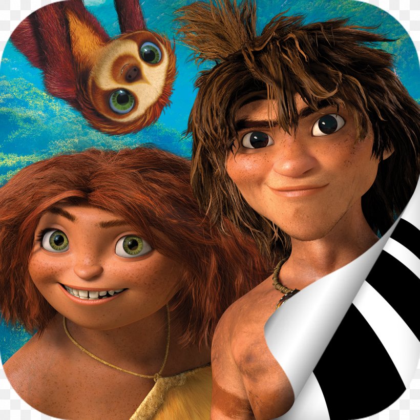 The Croods 2 Eep Grug Film, PNG, 1024x1024px, Croods, Adventure Film, Android, Animation, Brown Hair Download Free