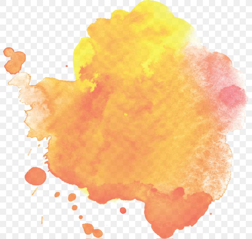 Watercolor Brush, PNG, 800x779px, Watercolor Painting, Abstract Art, Color, Drawing, Orange Download Free