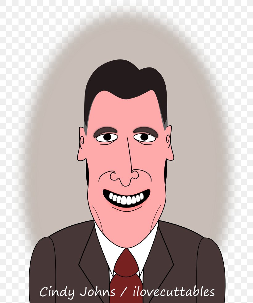 Cartoon Mitt Romney Face Moustache, PNG, 745x984px, Watercolor, Cartoon, Flower, Frame, Heart Download Free