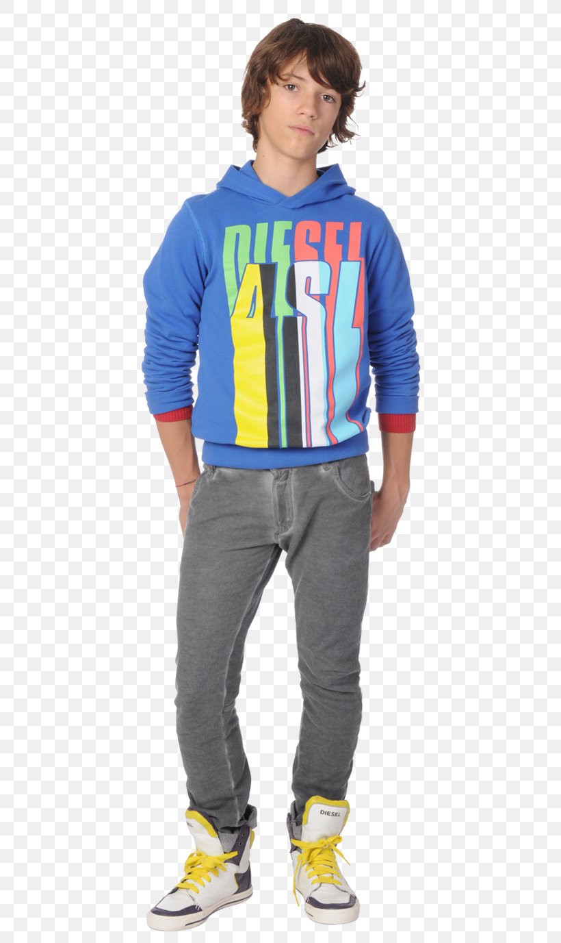 Hoodie T-shirt Tracksuit Jeans Art, PNG, 583x1377px, Hoodie, Advertising, Art, Blue, Boy Download Free