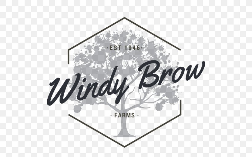 Windy Brow Farms Ridge Road Ranch Ice Cream, PNG, 512x512px, Farm, Area, Black And White, Brand, Calligraphy Download Free