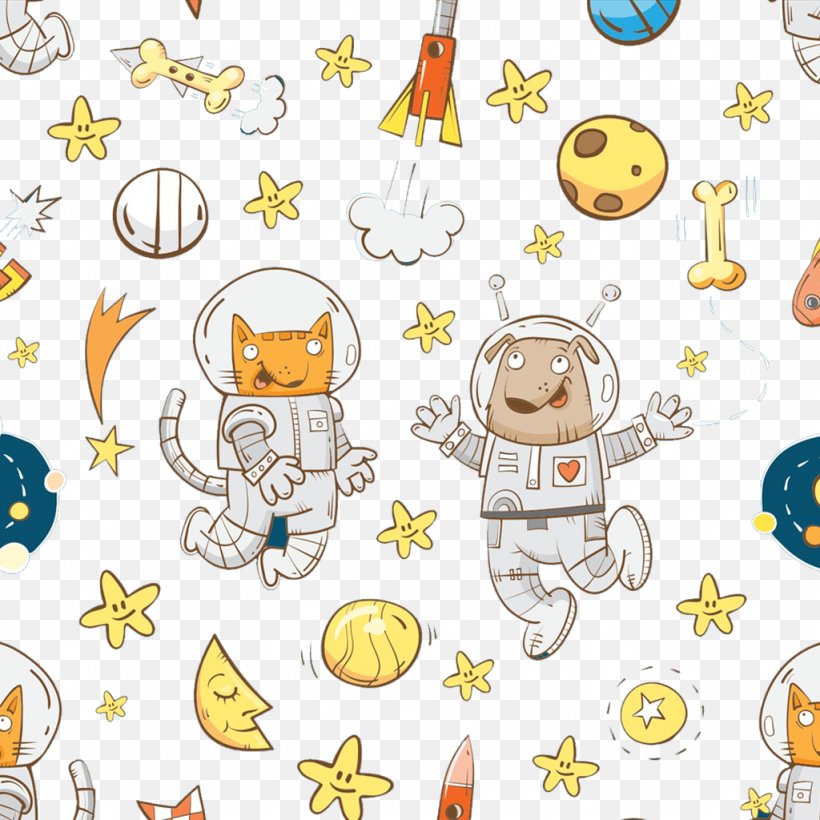 Astronaut Dog Cat Clip Art, PNG, 1024x1024px, Astronaut Dog, Animal, Area, Astronaut, Cat Download Free