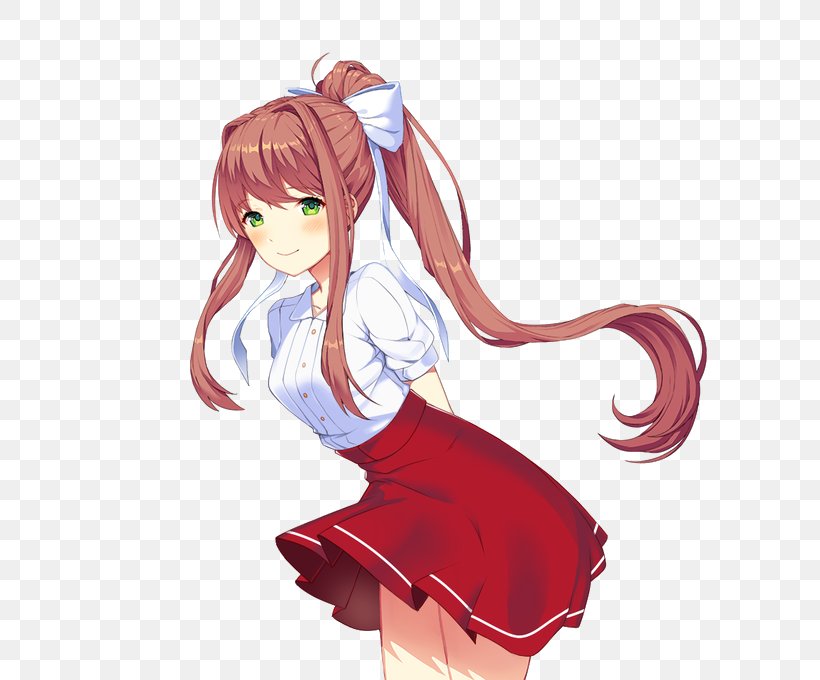 Doki Doki Literature Club! Protagonist Team Salvato Character Antagonist, PNG, 680x680px, Watercolor, Cartoon, Flower, Frame, Heart Download Free