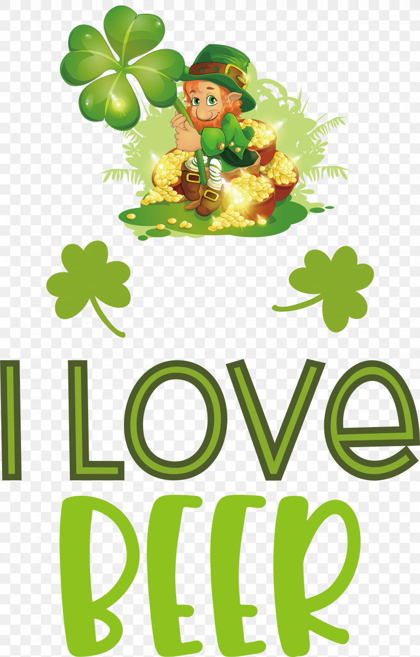 I Love Beer Saint Patrick Patricks Day, PNG, 2254x3529px, I Love Beer, Cartoon, Festival, Fourleaf Clover, Irish People Download Free