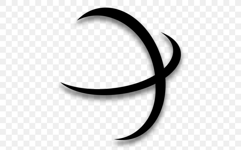 Line, PNG, 512x512px, Symbol, Black And White, Crescent Download Free