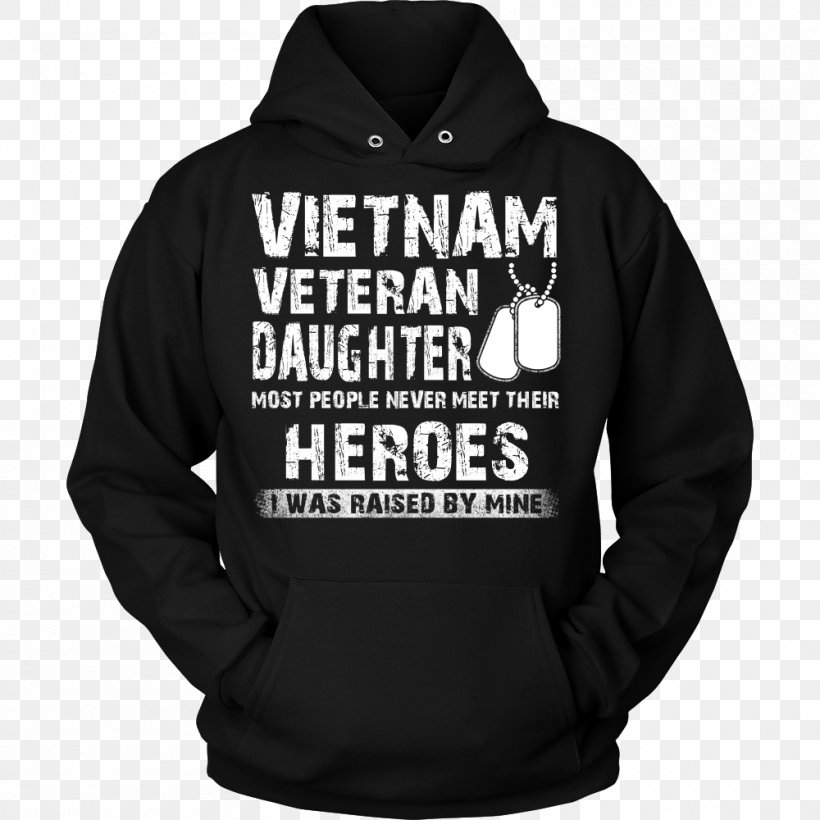 Long-sleeved T-shirt Hoodie Vietnam Veteran, PNG, 1000x1000px, Tshirt, Bluza, Brand, Clothing, Clothing Sizes Download Free