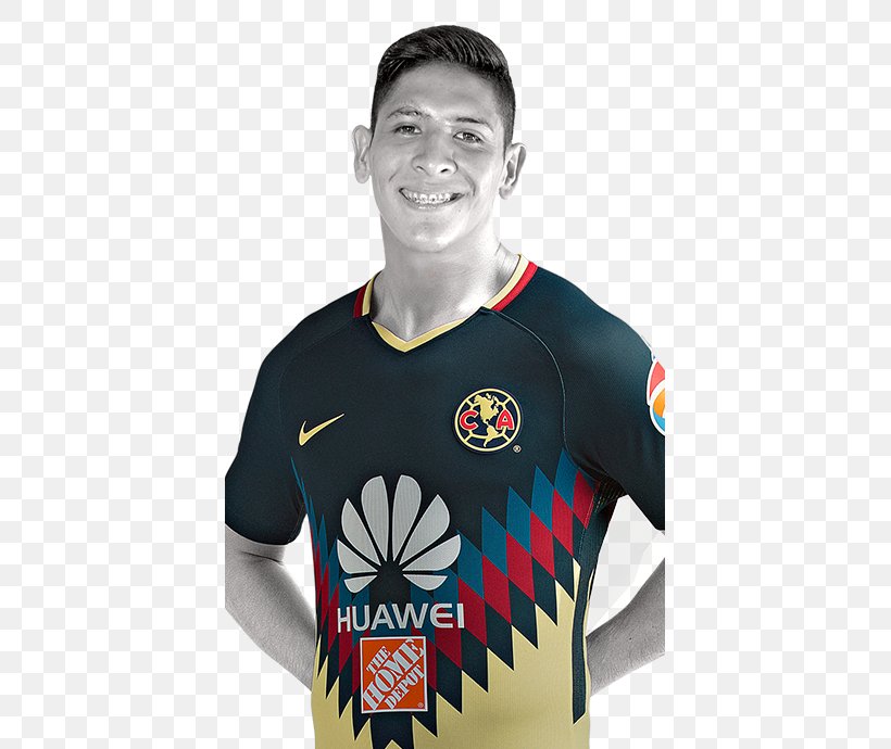 Renato Ibarra 2017–18 Club América Season T-shirt Torneo Apertura 2017, PNG, 405x690px, Tshirt, Cheerleading Uniform, Clothing, Football Player, Jersey Download Free