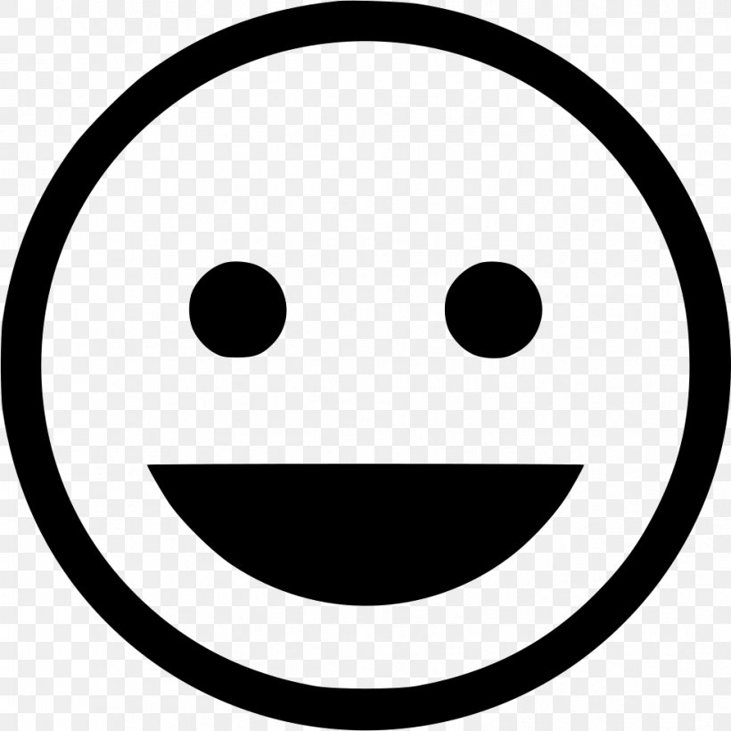Smiley Emoticon Face, PNG, 981x982px, Smiley, Alegria, Area, Black And White, Emoticon Download Free