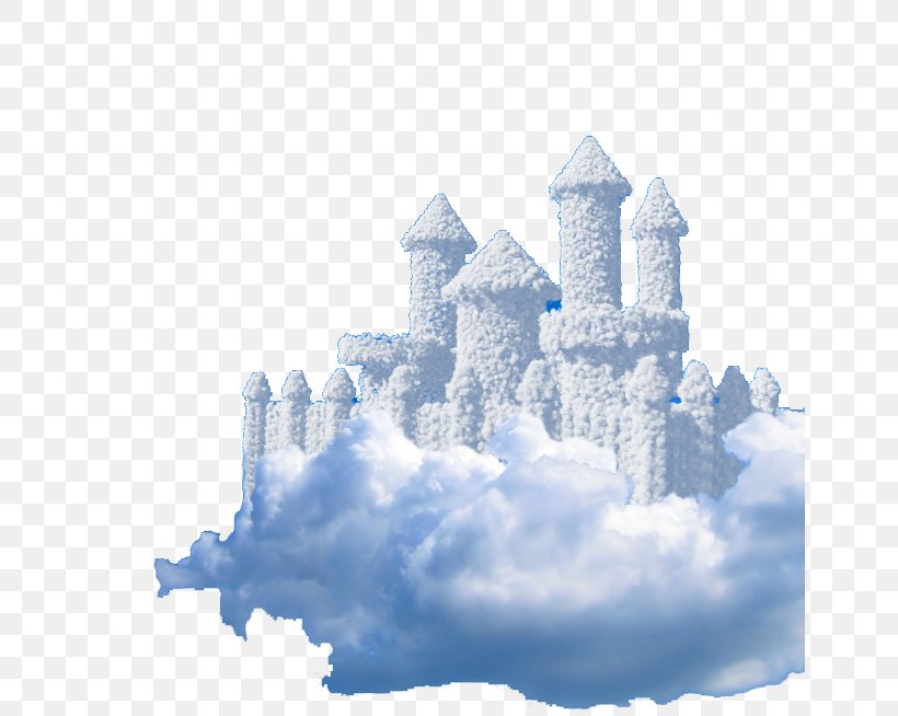 Cloud Castle, PNG, 650x654px, Cloud, Blue, Castle, Daytime, Moonlight Download Free