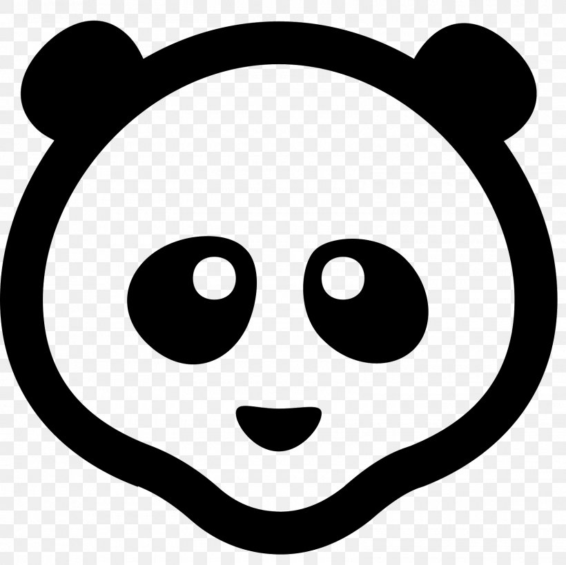 Giant Panda Cute Panda Clip Art, PNG, 1600x1600px, Giant Panda, Black, Black And White, Cute Panda, Emotion Download Free