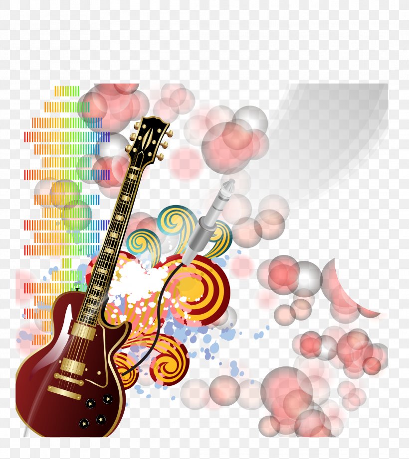 Microphone Guitar Sound, PNG, 2127x2392px, Watercolor, Cartoon, Flower, Frame, Heart Download Free
